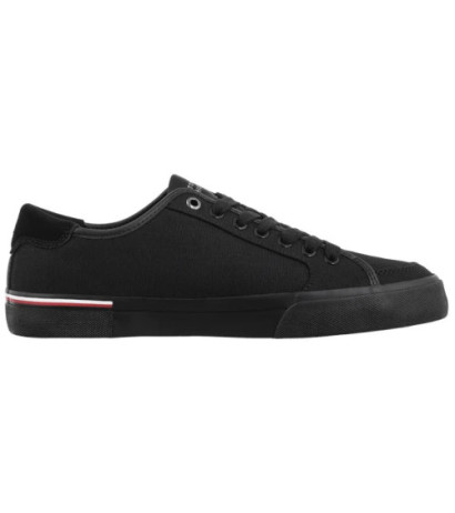 Tommy Hilfiger Core Corporate Vulc Canvas Black FM0FM05398 BDS (TH1266-a) čības