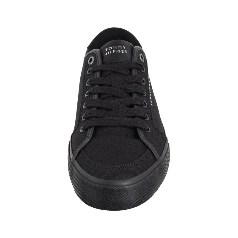 Tommy Hilfiger Core Corporate Vulc Canvas Black FM0FM05398 BDS (TH1266-a) čības