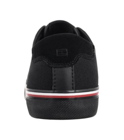 Tommy Hilfiger Core Corporate Vulc Canvas Black FM0FM05398 BDS (TH1266-a) čības