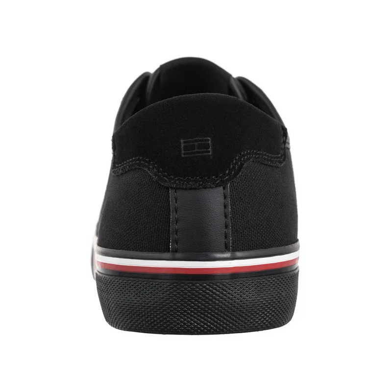 Tommy Hilfiger Core Corporate Vulc Canvas Black FM0FM05398 BDS (TH1266-a) čības