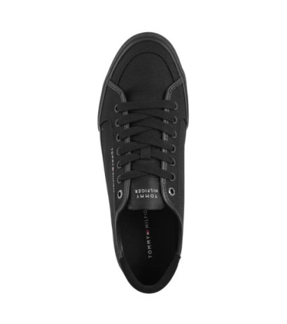 Tommy Hilfiger Core Corporate Vulc Canvas Black FM0FM05398 BDS (TH1266-a) Sneakers