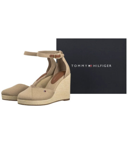 Tommy Hilfiger Flag High Wedge Espad Closed Toe Horeradish FW0FW08494 ACC (TH1261-a) batai