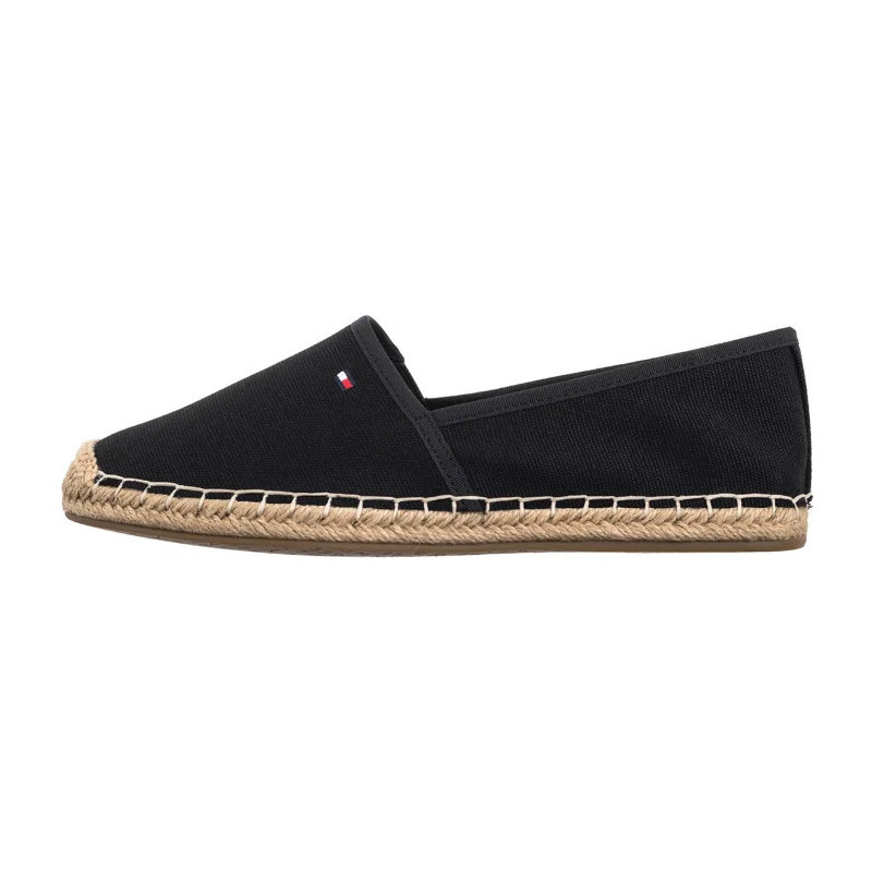 Tommy Hilfiger Flag Canvas Espadrille Black FW0FW08541 BDS (TH1264-b) kingad