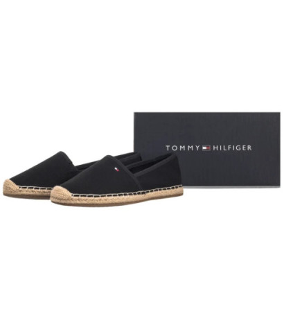 Tommy Hilfiger Flag Canvas Espadrille Black FW0FW08541 BDS (TH1264-b) kingad