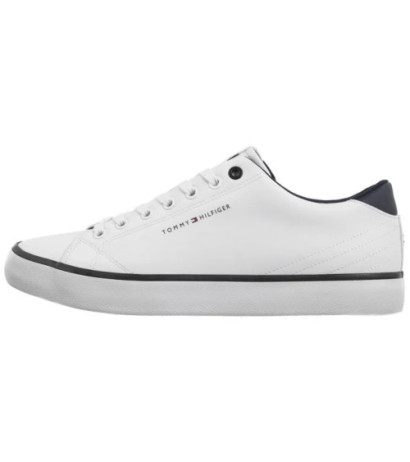 Tommy Hilfiger TH Hi Vulc Core Low Leather White FM0FM05041 YBS (TH1267-a) sportiniai bateliai