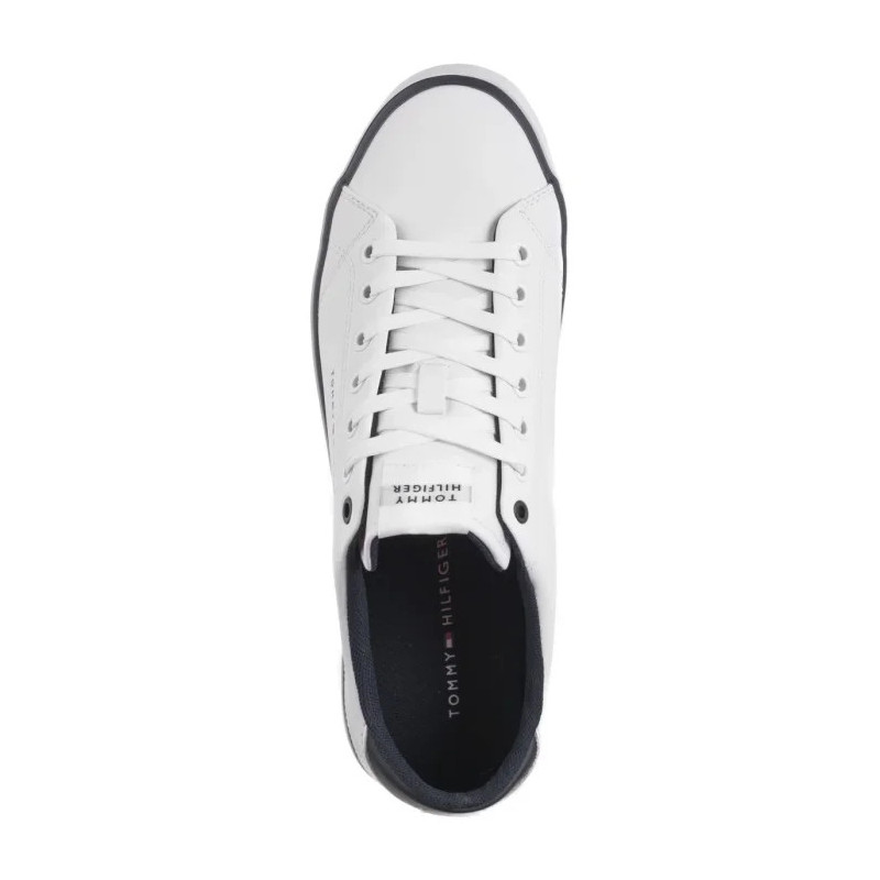 Tommy Hilfiger TH Hi Vulc Core Low Leather White FM0FM05041 YBS (TH1267-a) sportiniai bateliai