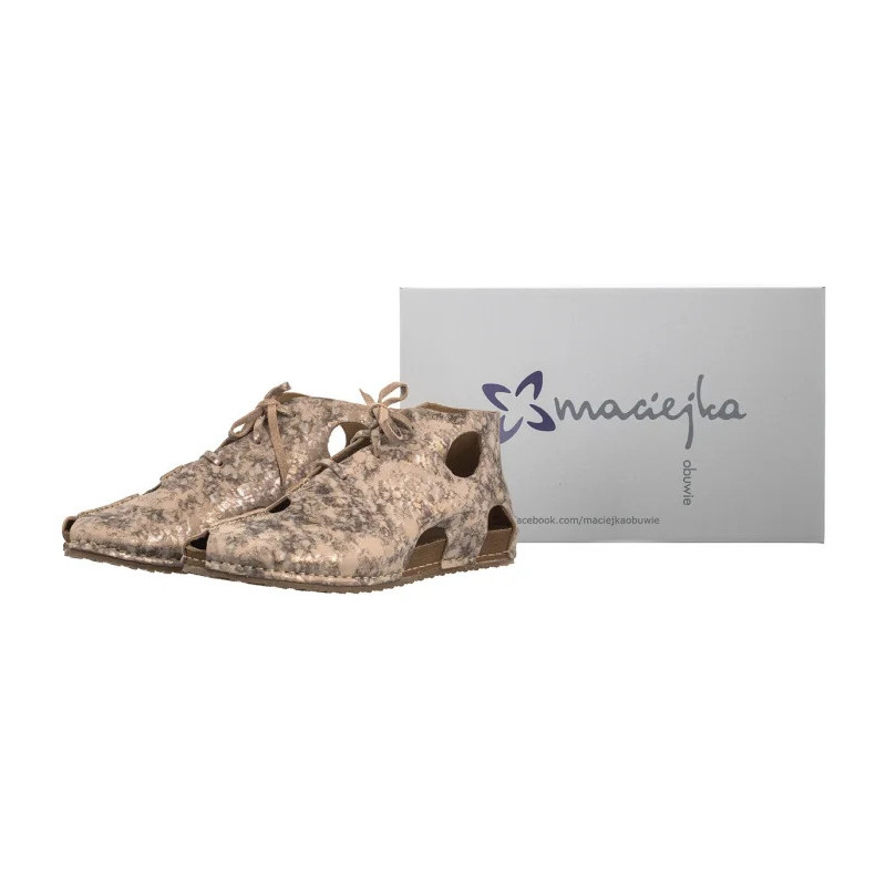 Maciejka Beżowe/Miedziane 03426-45/00-6 (MA1167-b) sandals