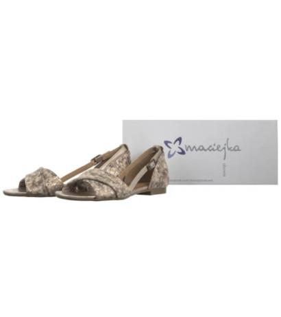 Maciejka Złote 04614-25/00-5 (MA732-f) sandals