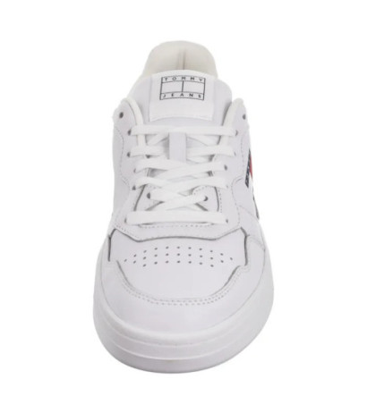 Tommy Hilfiger Tjm Cupsole Leather Ess White EM0EM01443 YBR (TH1169-b) sports shoes