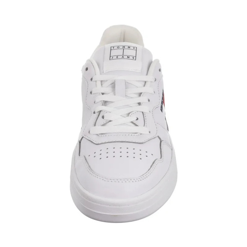 Tommy Hilfiger Tjm Cupsole Leather Ess White EM0EM01443 YBR (TH1169-b) sports shoes