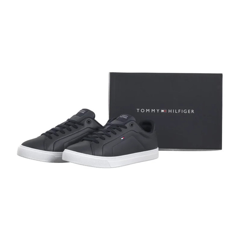 Tommy Hilfiger Icon Court Lth Flag Ess Desert Sky FM0FM05317 DW6 (TH1230-c) sports shoes