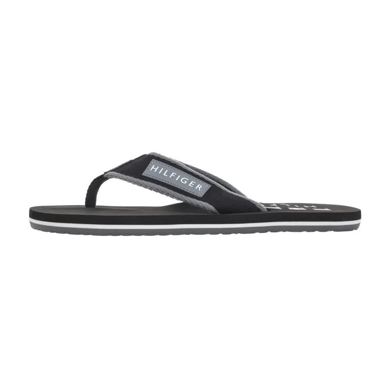 Tommy Hilfiger Patch Hilfiger Beach Sandal Black FM0FM05435 BDS (TH1273-a) batai