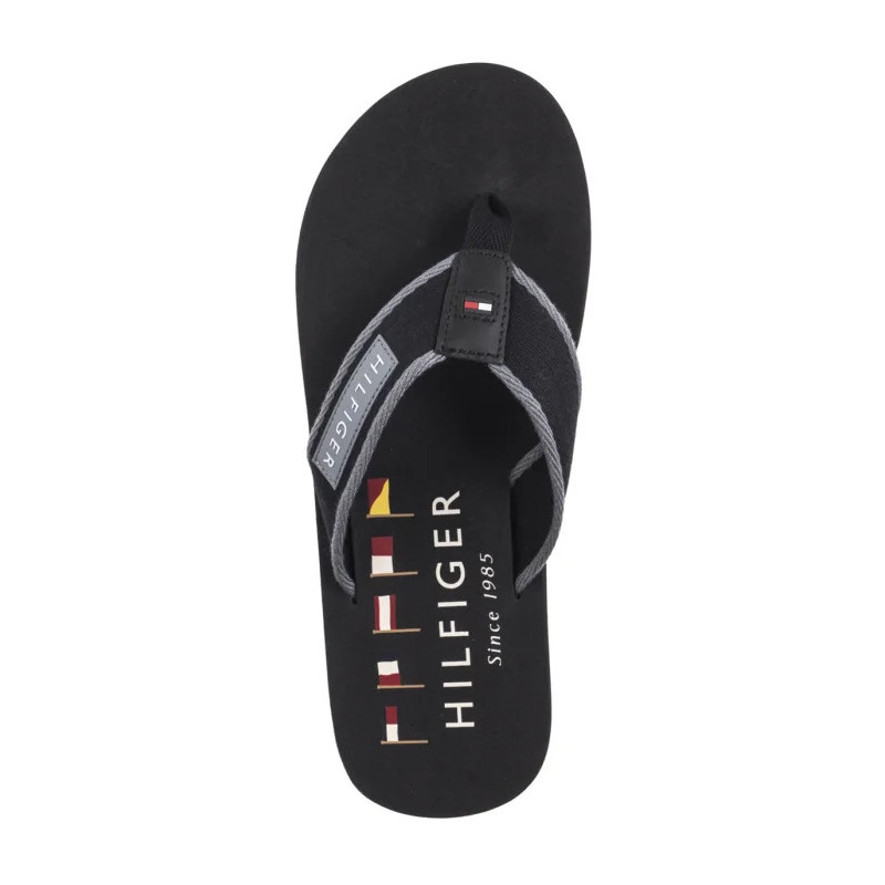 Tommy Hilfiger Patch Hilfiger Beach Sandal Black FM0FM05435 BDS (TH1273-a) batai