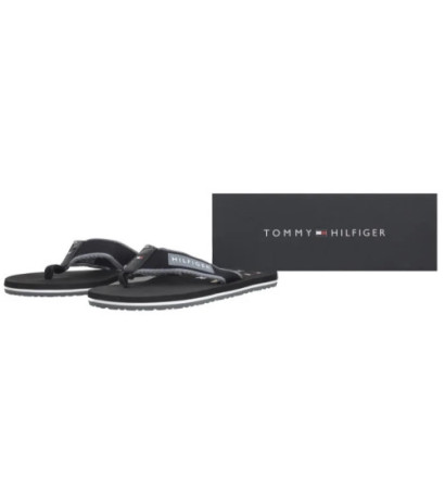 Tommy Hilfiger Patch Hilfiger Beach Sandal Black FM0FM05435 BDS (TH1273-a) batai