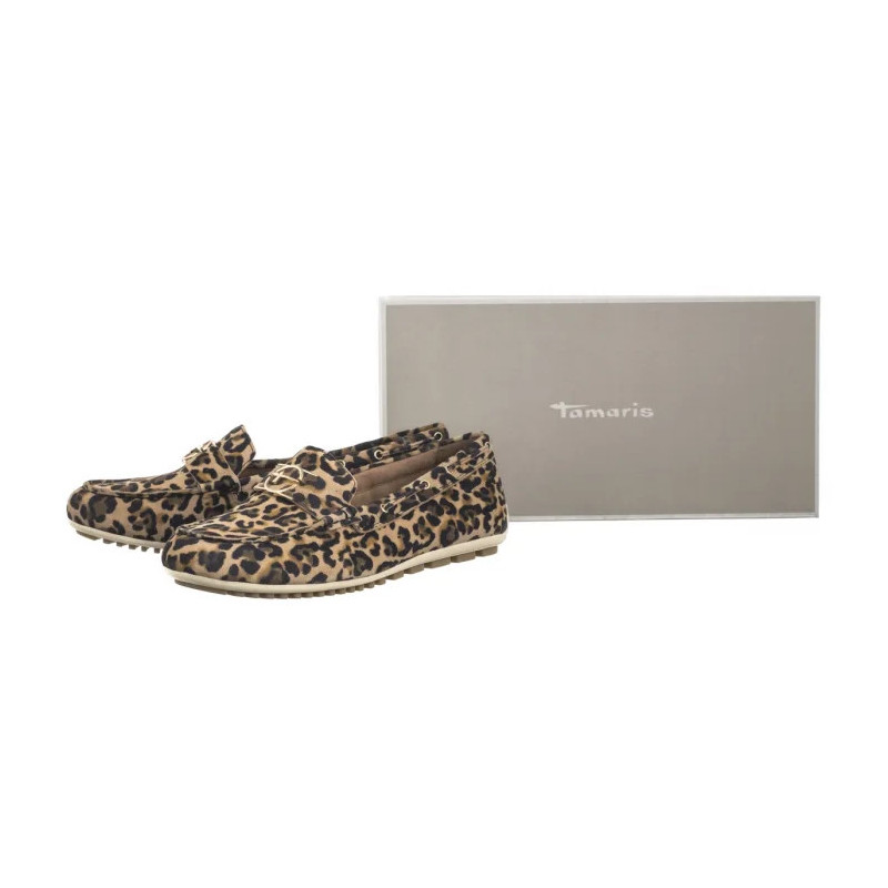 Tamaris Brązowe 1-24630-44 360 Leopard (TM517-a) batai