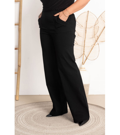 High-waisted flared jeans MIXA 11 Black