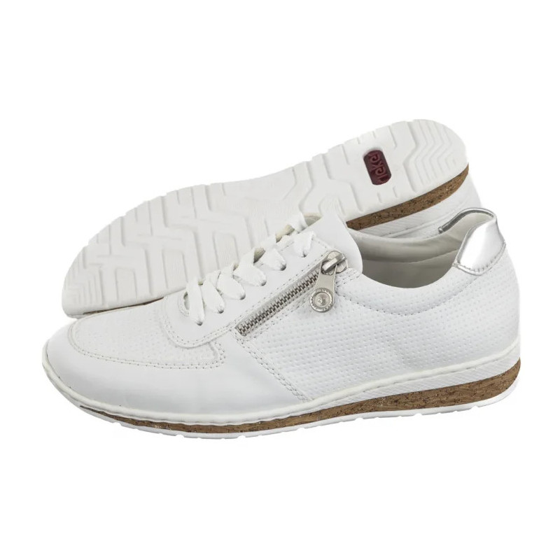 Rieker Białe N5127-80 White (RI227-a) shoes