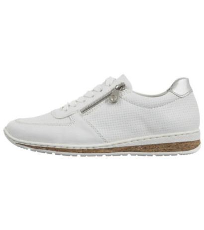 Rieker Białe N5127-80 White (RI227-a) shoes