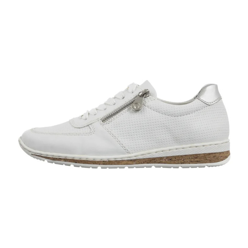 Rieker Białe N5127-80 White (RI227-a) shoes