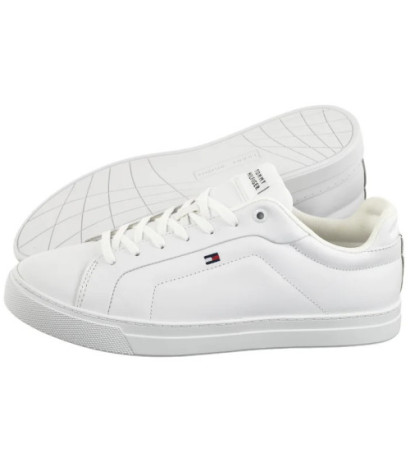 Tommy Hilfiger Icon Court Lth Flag Ess White FM0FM05317 YBS (TH1230-b) sports shoes