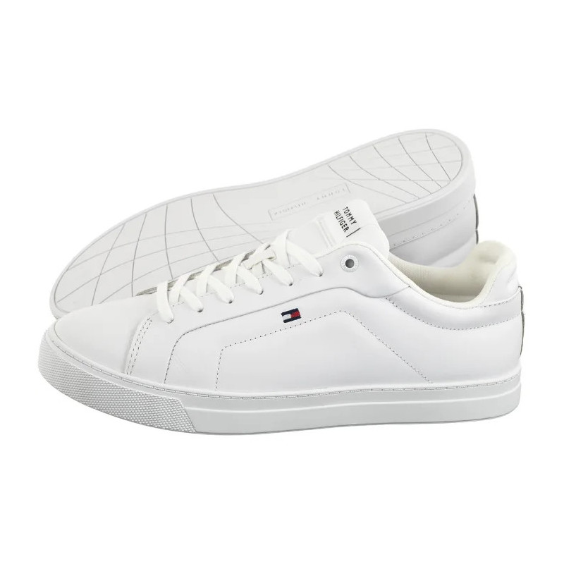 Tommy Hilfiger Icon Court Lth Flag Ess White FM0FM05317 YBS (TH1230-b) spordijalatsid