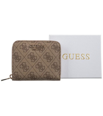 Guess Laurel Slg Small Zip Around SWSG85 00137 Latte Logo (GU716-a) käekott