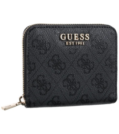 Guess Laurel Slg Small Zip Around SWSG85 00137 Coal Logo (GU716-b) rankinė