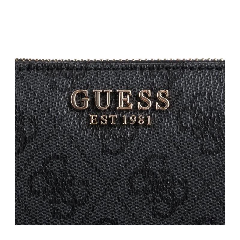 Guess Laurel Slg Small Zip Around SWSG85 00137 Coal Logo (GU716-b) rankinė