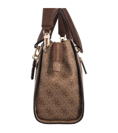 Guess Noelle Luxury Satchel HWBG78 79070 Latte Logo/Brown (GU719-a) handbag