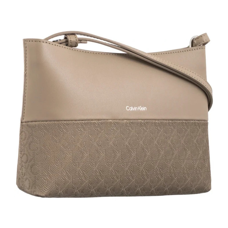 Calvin Klein CK Mixmedia Convertible Bag Mono Crockery K60K613170 W75 (CK632-a) handbag