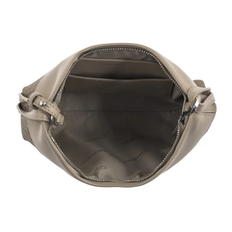 Calvin Klein CK Mixmedia Convertible Bag Mono Crockery K60K613170 W75 (CK632-a) handbag