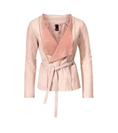 Heine - best connections lamb nappa leather jacket, rosé