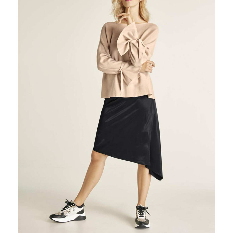 Heine satin skirt, black