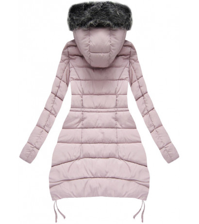 WINTERJACKE MIT KAPUZE PUDER ROSA (B3595) striukė