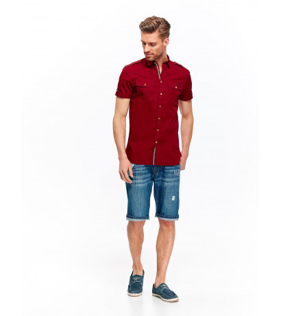 MEN'S SHIRT SHORT SLEEVE TOP SECRET marškiniai