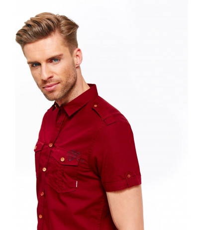 MEN'S SHIRT SHORT SLEEVE TOP SECRET marškiniai