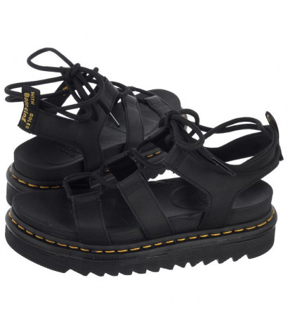 Dr. Martens Nartilla Black Hydro Leather 24641001 (DR22-a) sandalai