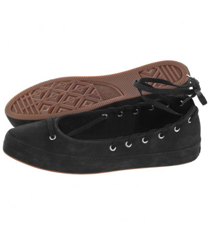 Converse All Star Rina OX Black/Silver 563506C (CO379-a) bateliai