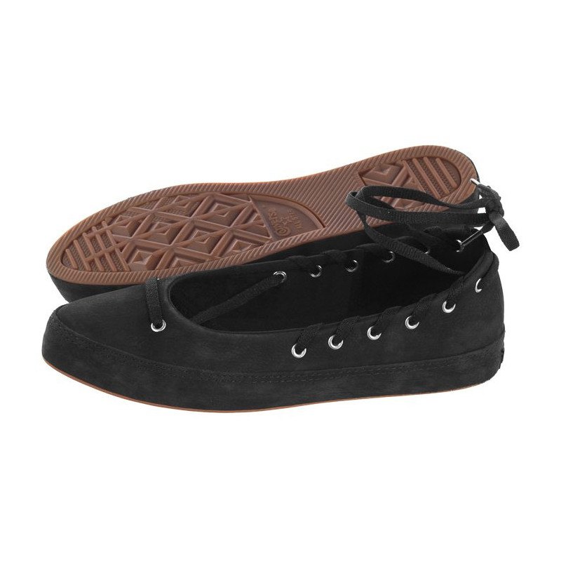 Converse All Star Rina OX Black/Silver 563506C (CO379-a) bateliai