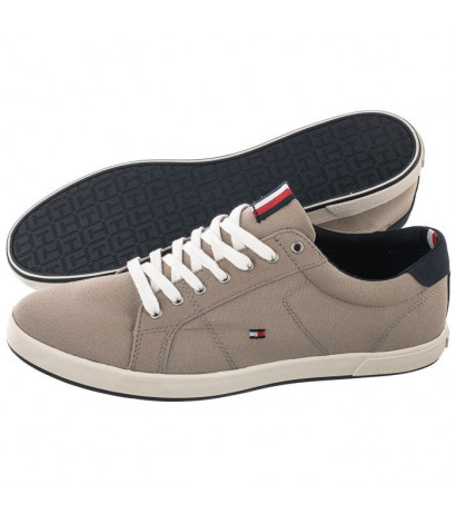 Tommy Hilfiger Iconic Long Lace Sneaker FM0FM01536-AEP Stone (TH112-b) bateliai