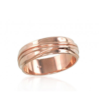 Gold wedding ring 1100553(Au-R), Red Gold 585°