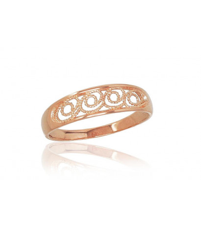 Gold ring 1100800(Au-R), Red Gold 585°