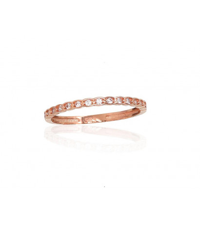 Gold ring 1100873(Au-R)_CZ, Red Gold 585°, Zirkons