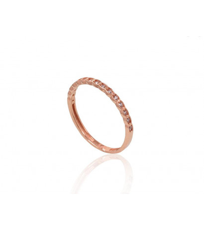 Gold ring 1100873(Au-R)_CZ, Red Gold 585°, Zirkons