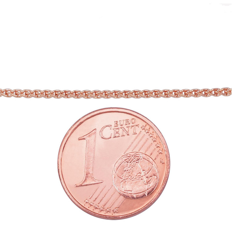 Gold chain Spiga 1,2 mm 1400041(Au-R), Red Gold 585°