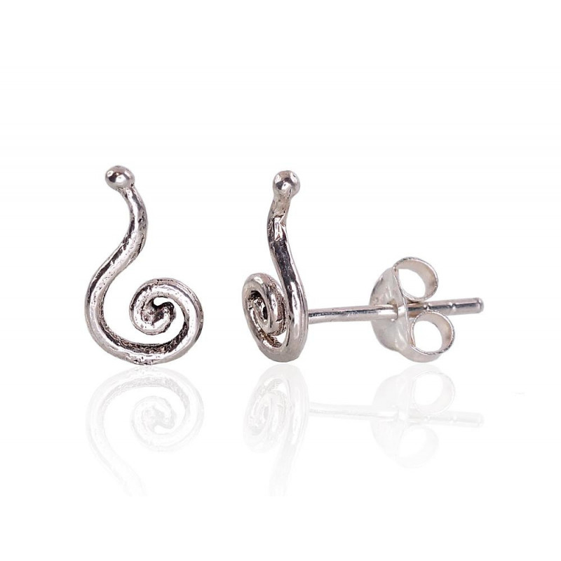 Oxide silver outlet earrings