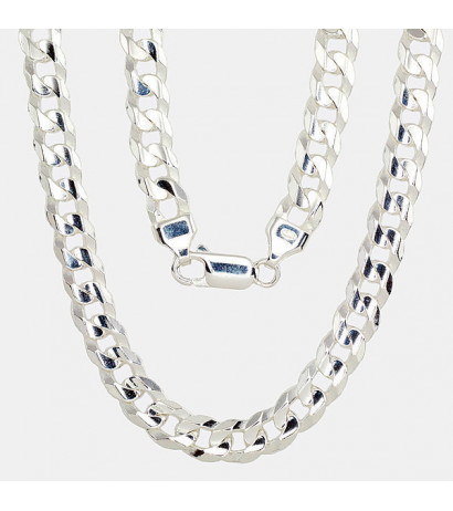 Silver chain Curb 6.9 mm ,...