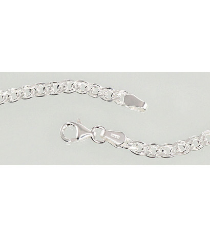 Silver chain Mona Liza 3.1 mm , diamond cut 2400077, Silver 925°