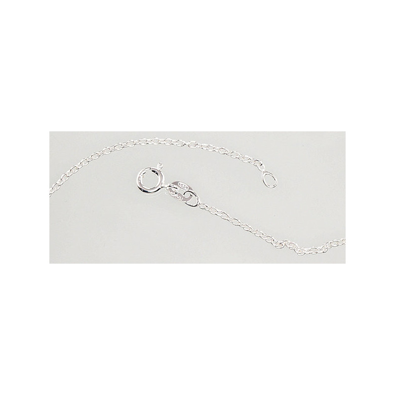 Silver chain Anchor round 1,1 mm 2400086, Silver 925°