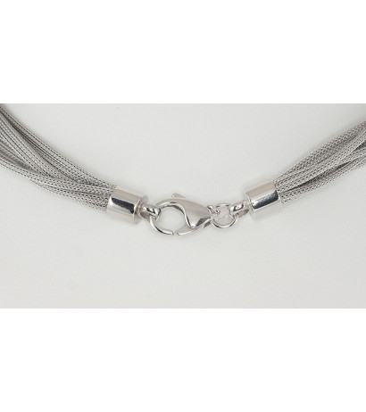 Silver necklace 2500100(PRh-Gr), Silver 925°, Rhodium (Plating)